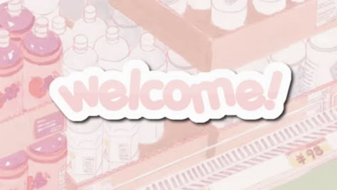 Anime Pink Aesthetic Gif, Intro Gif Aesthetic, Pink Notion Header Gif, แบนเนอร์ Discord Gif, Kawaii Welcome Banner, Sanrio Welcome Banner, Kawaii Header Gif, Kawaii Gif Discord Banner, Welcome Video Intro