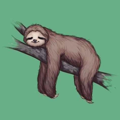 Really love what LazyDayzSewing is doing on Etsy. Sloth Drawing, Sloth Tattoo, Sloth Life, Sloth Art, A Sloth, Baby Sloth, Cute Sloth, My Spirit Animal, Spirit Animal