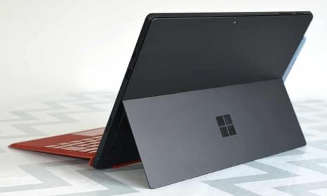 Microsoft Surface Pro 7 review: the best Windows 10 tablet PC you can buy | Technology | The Guardian Microsoft Tablet, Microsoft Laptop, Microsoft Surface Pro 7, Laptop Gadgets, Touch Screen Laptop, Windows Tablet, Windows Surface, Mobile Camera, Best Windows