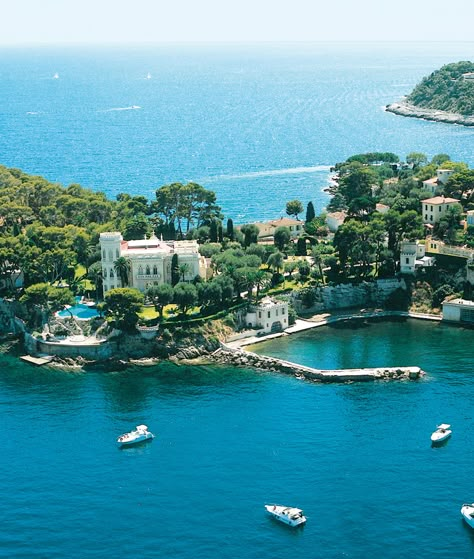 Chateau Saint Jean on Cap Ferrat, Nice, France St Jean Cap Ferrat France, St Jean Cap Ferrat, Cap Ferrat France, Build A Castle, Saint Jean Cap Ferrat, Juan Les Pins, France Aesthetic, Nice France, The Architect