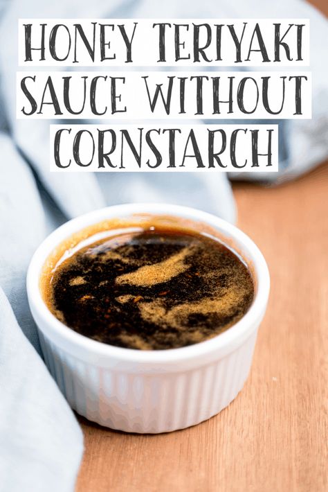 This honey teriyaki sauce without cornstarch is thickened by reducing it instead! The resulting flavor is bold, vibrant, and a great dinner addition. || sauce | teriyaki sauce | honey teriyaki sauce | teriyaki sauce recipe | dinner ideas | sauces and dressings Teriyaki Sauce Without Cornstarch, Simple Teriyaki Sauce, Honey Teriyaki Sauce, Easy Teriyaki Sauce, Easy Teriyaki Sauce Recipe, Make Teriyaki Sauce, Tattoo On The Wrist, Chinese Food Restaurant, Airplane Tattoo