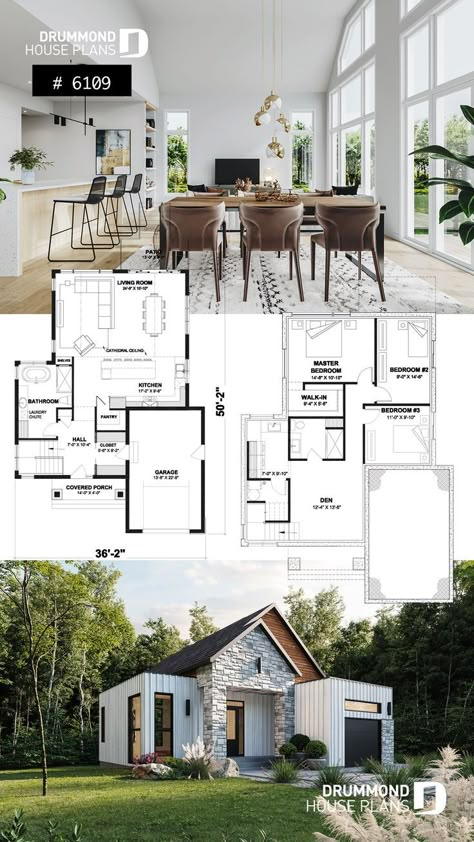 Main Floor And Basement House Plans, Sims 4 Small Modern House Floor Plans, Daylight Basement House Plans Farmhouse, Cluster Bedroom House Plans, 3 Bedroom With Basement Floor Plan, 3 Bed Rooms House Plans Modern, Nordic House Plans, Country Cottage House, Rustic Chalet