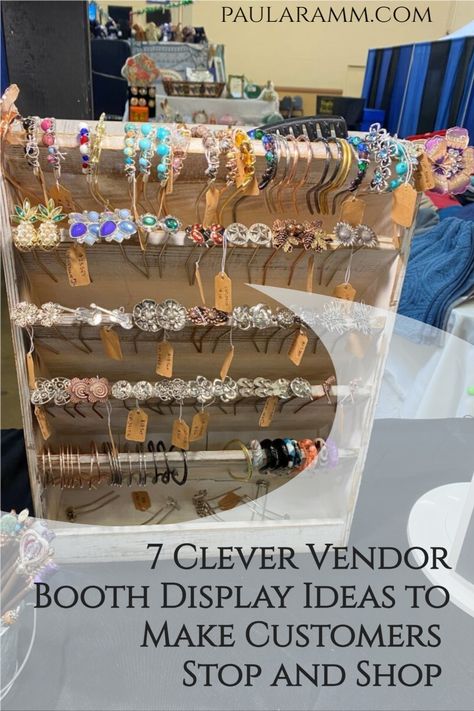 Best Way To Display Jewelry For Sale, Wreath Booth Display Craft Fairs, Craft Fair Diy Display, Furniture Vendor Booth Display, Wreath Displays For Craft Shows, 10x10 Vendor Booth Layout Indoor, Vendor Booth Supplies, Vendor Booth Mirror, Craft Fair Booth Set Up Ideas