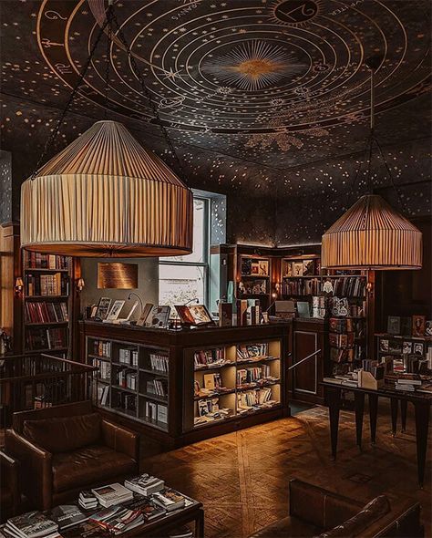 Best NYC Bookshops - The Shopkeepers French Bookstore, Future Library, Rock Aesthetic, Library Room, Studying Library, Office Designs, Home Library Design, Cozy Cafe, 아파트 인테리어