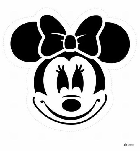 Easy Jack O Lantern Stencils | Minnie Mouse Pumpkin Carving Pattern Minnie Mouse Pumpkin Carving, Mouse Pumpkin Carving, Jack O Lantern Stencils, Easy Jack O Lantern, Disney Pumpkin Stencils, Pumpkin Carving Pattern, Minnie Mouse Pumpkin, Pumpkin Carving Stencils, Carving Templates