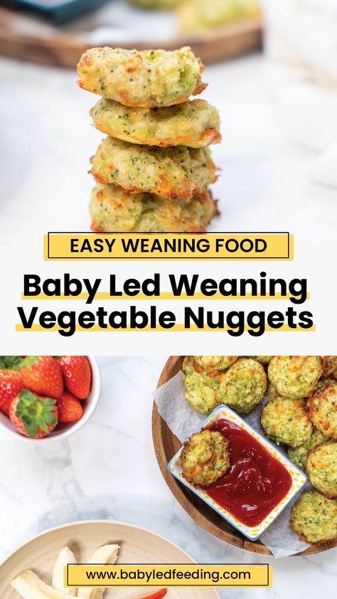 Baby Lead Weaning Food Ideas, Blw Veggie Nuggets, Veggie Baby Food Recipes, Baby Veggie Tots, Baby Led Weening Food Ideas, Baby Led Weaning Salmon Cakes, Cucumber Baby Led Weaning, Blw Food Prep, Baby Led Weaning Broccoli Recipes