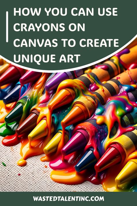 Learn about the innovative techniques for creating art with crayons on canvas, including direct coloring, melting, and mixed media approaches. Understand the advantages of this accessible and versatile medium, alongside potential challenges such as durability and blending. Perfect for artists seeking to experiment with new textures and effects, this article sheds light on how to make the most of crayons in your canvas artwork Crayon Canvas Art Melted, Melt Crayons On Canvas, Crayon Art Melted Ideas, Melted Crayon Art On Canvas, Diy Crayons Melting, Watercolor Crayon Art, Crayon Crafts For Kids, Old Crayon Crafts, Art With Crayons