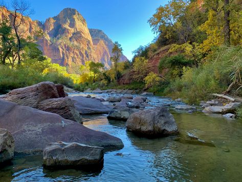 Dawn breaks in Zion NP Utah. [3264x2448][OC]  Click the link for this photo in Original Resolution.  If you have Twitter follow twitter.com/lifeporn5 for more cool photos.  Thank you author: https://bit.ly/2Y1XfCw  Broadcasted to you on Pinterest by pinterest.com/sasha_limm  Have The Nice Life! It's A Wonderful World, Rocky Landscape, Nature Aesthetics, Cityscape Photography, Outdoor Aesthetic, Amazing Landscapes, Scenery Pictures, Landscape Photography Nature, Summer Landscape