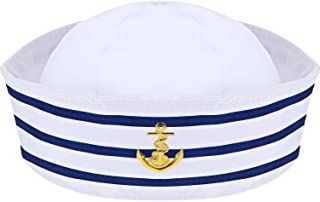 Captain Costume, Captain Cap, Pola Topi, Navy Costume, Sailor Cap, Nautical Themed Party, Navy Sailor, Navy Hats, Sailor Hat