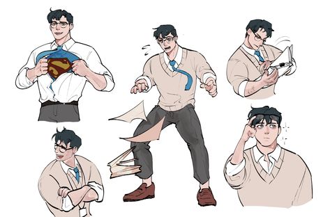 My Adventures With Superman Fanart, Clark Kent Fanart, Superman And Lois Lane, Scooby Doo Mystery Incorporated, Superhero Memes, Dc Comics Artwork, Batman And Robin, Batman And Superman, Clark Kent