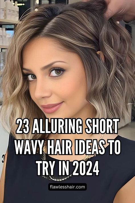 Bronde Short Wavy Haircut Style Short Wavy Hair, Short Wavy Hair Ideas, Wavy Hair Naturally, Wavy Hair Types, Wavy Hair Ideas, Hottest Hairstyles, Short Wavy Hair, Hot Hair Styles, Short Wavy