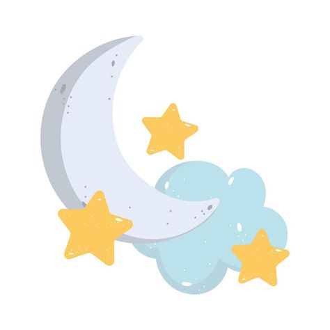 cartoon cloud half moon stars image isolated icon design Baby Shower Girl Diy, Baby Logo Design, Moon Cartoon, Kids Cartoon Characters, Kindergarten Coloring Pages, Star Clipart, Moon Icon, Idee Cricut, Cartoon Clouds