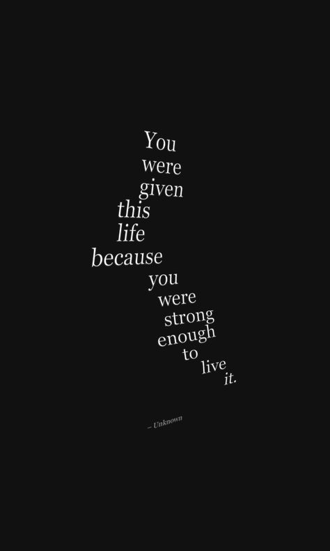 Daglig Motivation, Quotes Strong, Life Quotes Love, Strong Quotes, Typography Quotes, English Quotes, Quotes About Strength, Quote Aesthetic, Pretty Words