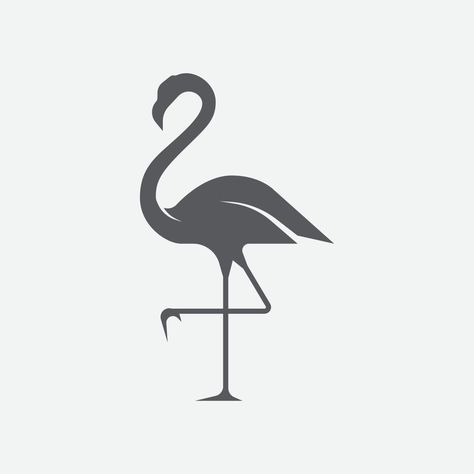 Flamingo icon design. Flamingo symbol. Vector illustration Flamingo Vector Illustration, Flamingo Illustration Graphics, Flamingo Outline, Flamingo Icon, Flamingo Logo, Flamingo Vector, Flamingo Hotel, Flamingo Graphic, Flamingo Illustration