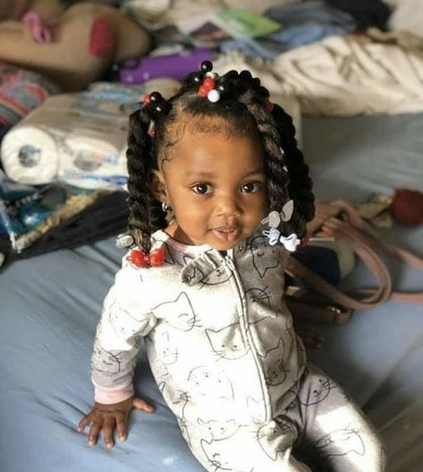 Black Toddler Girl Hairstyles, Black Toddler Girl, Black Toddler Hairstyles, Toddler Haircuts, Kids Hair Styles, Hairstyles Girl, Black Toddler, Cute Mixed Babies