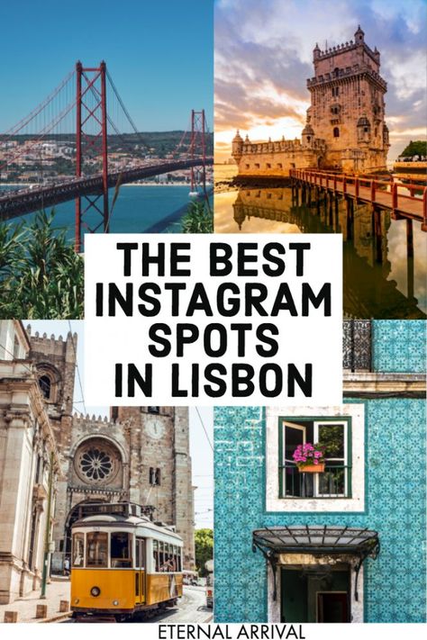 27 of the Best Instagram Spots in Lisbon - Eternal Arrival Lisbon Instagram, Lisbon Bucket List, Lisbon Photography, Lisbon Tram, Lisbon Portugal Travel, Lisbon Travel Guide, Things To Do In Lisbon, Day Trips From Lisbon, Portugal Trip