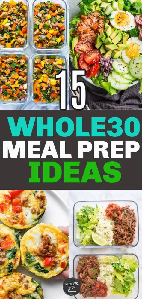 Whole 30 Meal Prep, Easy Whole 30, Whole 30 Meals, Whole30 Meal Prep, Whole 30 Lunch, Whole30 Dinner Recipes, Easy Whole 30 Recipes, Whole 30 Meal Plan, 30 Diet