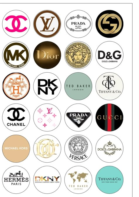 Designer Logo Wallpapers - Top Free Designer Logo Backgrounds - WallpaperAccess Chanel Branding Design, Fashion Brand Logo Luxury, Cap Logo Design, Chanel Stickers, Luxury Brand Logo, Chanel Decor, Designer Logos, Luxury Clothing Brands, Clothing Brand Logos