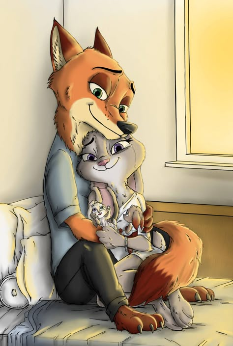 Dawn of a new life by Ziegelzeig Nick And Judy Comic, Zootopia Anime, Zootopia Fanart, Zootopia Nick And Judy, Nick X Judy, Judy And Nick, Zootopia Nick, Zootopia Comic, Nick Judy