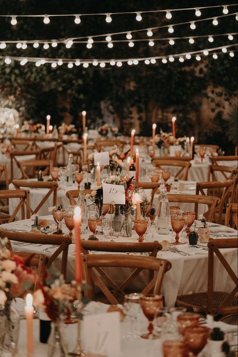 Rusting Wedding, Terracotta Wedding, Outdoor Wedding Reception, September Wedding, Future Wedding Plans, Fall Wedding Colors, Wedding Table Settings, Wedding 2024, October Wedding