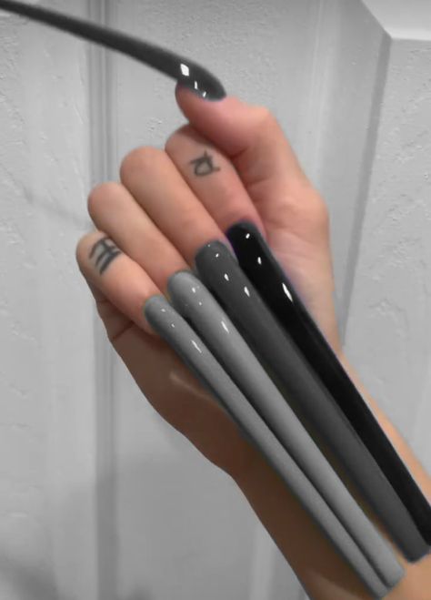 Coral Nails With Design, Long Black Nails, Acrylic Nail Designs Coffin, Beach Nail Art, Long Fingernails, Acrylic Nail Shapes, Tap Tap, Y2k Nails, Long Acrylic Nails Coffin