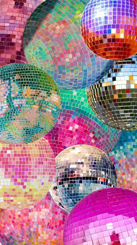 Disco balls!!! #disco #fyp #shufflefyp #fypshuffle #glitter #circles #spin Disco Ball Picture, Animated Garden, Happy Wallpapers, Disco Background, Car Candles, Background Inspiration, Animation Cartoon, Preppy Wallpaper, Disco Balls