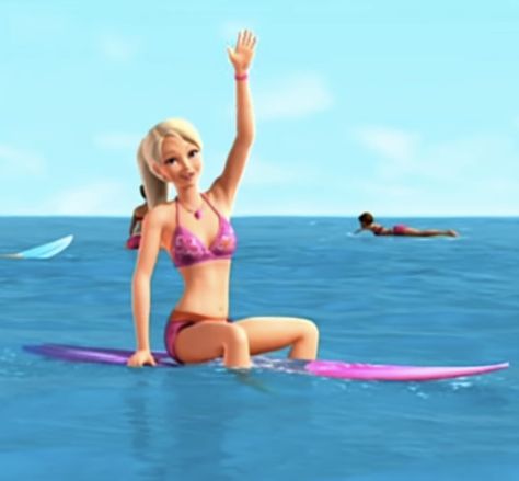 Aesthetic Pink Highlights, Water Blue Aesthetic, Barbie In A Mermaid Tale, Barbie Old, 2010 Barbie, Blonde Mermaid, Island Girl Aesthetic, Beachy Girl, Blonde Summer