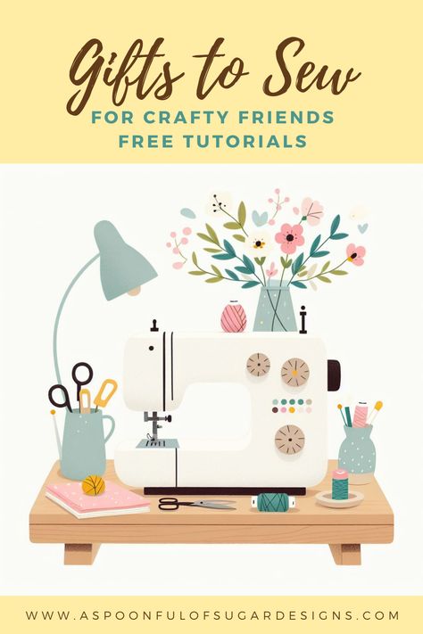 Are you looking for some easy and affordable gift ideas for your crafty friends? Do you want to show off your sewing skills and make something unique and thoughtful? If so, you’re in luck! In this blog post, I will share with you 12 free sewing tutorials that make ideal gifts for sewists. Whether you’re making gifts for a birthday, a holiday, or a sewing swap, you’ll find something here that suits your style and budget. Diy Gifts For Travelers Sewing Projects, Sewing For Gardeners, Trending Sewing Crafts To Sell, Wedding Sewing Projects, Sew Gift Ideas, Easy Sewing Patterns Free Templates, Gifts To Sew For Christmas, Sewing Gifts For Friends, Gifts To Sew For Friends