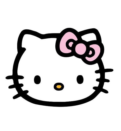 فن الرسم بالمسامير, Images Hello Kitty, Hello Kitty Printables, Hello Kitty Tattoos, Hello Kitty Bow, Hello Kitty Birthday Party, Hello Kitty Crafts, Cute Easy Doodles, Images Kawaii