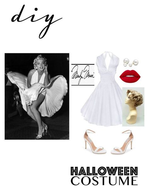 DIY Marilyn Monroe Halloween costume | halloween costumes for women | halloween costumes 2022 | dress costumes | women costumes | Marylin Monroe Costume Halloween, Disfrases Aesthetic, Marilyn Monroe Halloween Costume, Marilyn Monroe Halloween, Audrey And Marilyn, Monroe Outfits, Marilyn Monroe Outfits, Marilyn Monroe Costume, Ideas Disfraz