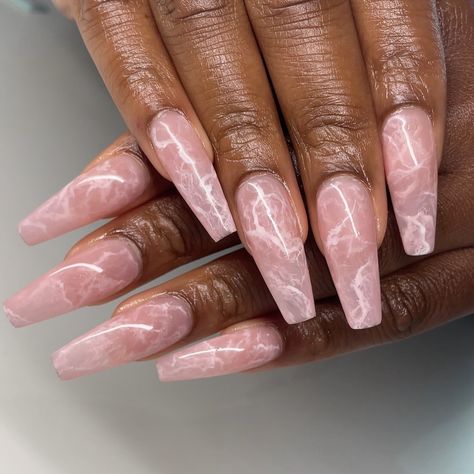 me 🤝 rose quartz marble 💖 i could stare at this set all day and night all those hand painted details are just so satisfying to look at🥵🥵 Need to do more L and XL sets like this!!! PLEAZE!!! Service: GelX + Nail Art Booking link is in my bio! Limited spots available for August!! 💖💖 #yegnails #780nails #587nails #nailsofinstagram #nailart #cutenails #hardgelnails #buildergelnails #nailinspo #nails #trendynails #tiktoknails #pinterestnails #gel #yegartist #explorepage #ignails #nailsalon #... Almond Pink Marble Nails, Pink Rose Quartz Nails, Blooming Gel Nail Art Marble, Quartz Nail Art, Pink Marble Nails, Rose Quartz Nails, Water Marble Nail Art, Quartz Nails, Quartz Marble