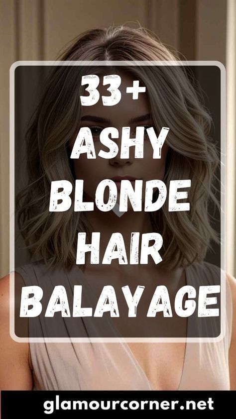 Discover the Allure of Ashy Blonde Hair Balayage! 🌟 Whether you're looking to refresh your look or dive into the latest hair trends, ashy blonde hair balayage offers a stunning transformation. This technique blends soft, cool tones for a natural sun-kissed effect that flatters all hair types. Perfect for those seeking low-maintenance style, ashy blonde balayage enhances your hair's dimension and shine. Explore a variety of shades, from platinum to muted tones, and find inspiration for your next salon visit. Get ready to embrace your new radiant look! Blonde Melt Hair, Hair Colour Blonde Balayage, Light Brown With Ashy Highlights, Gray To Blonde Hair Balayage, Cool Tone Blonde With Lowlights, Lowlight Balayage On Blonde, Balayage Hair Grown Out, Low Maintenance Long Blonde Hair, Ash Blonde Partial Highlights