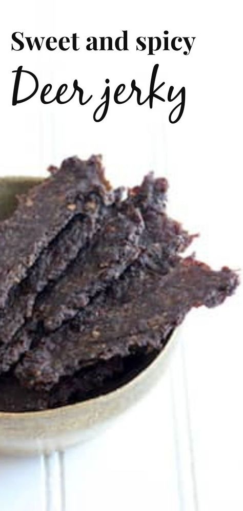 Sweet And Spicy Deer Jerky Recipe, Jerky Seasoning Recipe, Ground Beef Jerky Recipe, Jerky Recipes Dehydrator, Deer Jerky Recipe, Venison Jerky Recipe, Jerkey Recipes, Skills Everyone Should Know, Deer Jerky