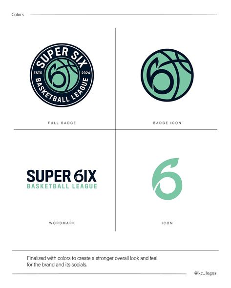 Super Six Basketball League [CLIENT WORK] @supersix.bleague It’s been pretty evident, but I always love designing sports logos, and recently had the opportunity to create a logo for an up and coming basketball league! Check them out :) Had a lot of fun with this one, particularly the challenge of combining 3 visual elements into one silhouette, and I found that the number “6” was the perfect shape to use. #kc_logos #logodesign #logodesigner #sports #basketball #basketballleague #logo #log... Basketball League Logo, Sport Logo Branding, Athlete Logo, Basketball Logo Design, Badge Icon, Basketball Logo, Logo Basketball, Visual Elements, Cartoon Mascot