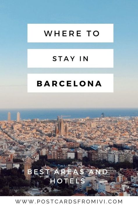 A detailed guide with the best areas and hotels to stay in Barcelona #Spain #Barcelona #Accommodation Barcelona Where To Stay, Where To Stay In Barcelona, Barcelona Guide, Barcelona Itinerary, Barceloneta Beach, Barcelona Trip, Barcelona Beach, Barcelona Spain Travel, Visit Barcelona