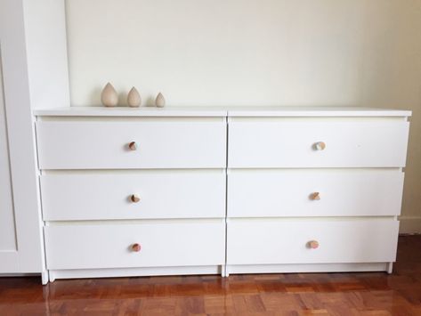 Ikea Malm 6 Drawer Dresser Hack, Malm 6 Drawer Dresser, Ikea Chair Makeover, Ikea Malm 6 Drawer Dresser, Ikea Malm 6, Ikea Malm Chest Of Drawers, Ikea Step Stool, Malm Chest Of Drawers, Dresser Hack