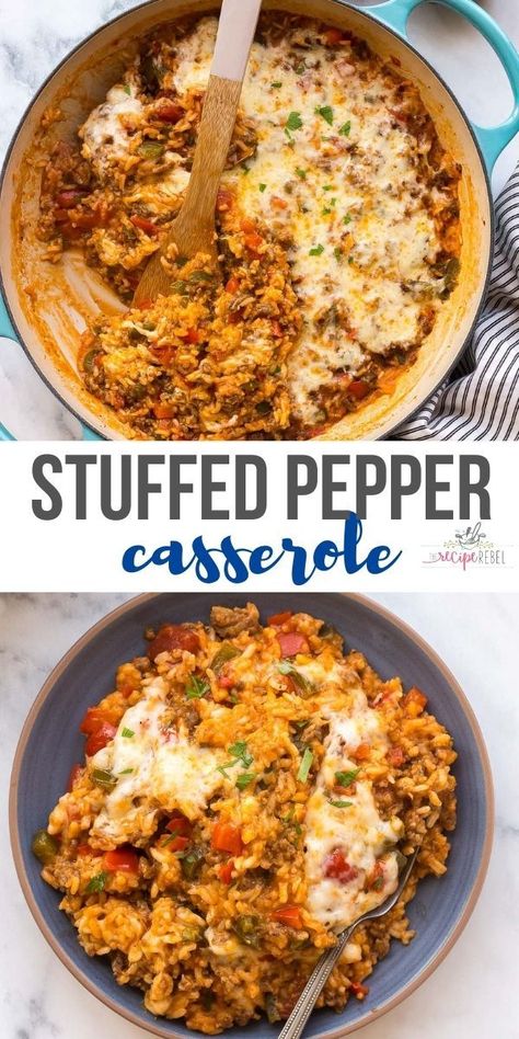 Easy Freezer Prep Meals, Peppers And Ground Turkey, Stuffed Bell Pepper Casserole Healthy, Dinners With Peppers, Meals With Good Leftovers, Dinner Recipes With Peppers, Meals With Peppers, Healthy Italian Sausage Recipes, Ground Sausage Recipes For Dinner Easy