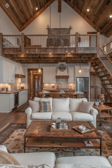 Decor Over Couch, Large Wall Decor Living Room, Rustic Beach Decor, Barn Bedrooms, Living Room Coastal, Beach Decor Living Room, Barndominium Interior, Log Cabin Ideas, Farmhouse Living Room Decor Ideas