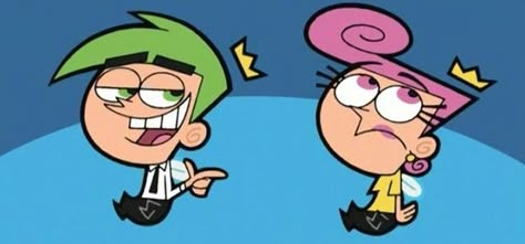 Wanda Fairly Odd Parents, Cosmo X Wanda, Wanda And Cosmo, Cosmo E Wanda, Nickelodeon Party, The Fairy Odd Parents, Fairy Oddparents, Fairy Godparents, Cosmo Wanda