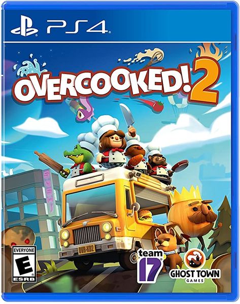 Amazon.com: Overcooked! 2 - PlayStation 4: Ui Entertainment: Video Games Classic Couch, Town Games, Crash Team Racing, Video Games Ps4, Ghost Games, The Onion, Gaming Video, Playstation Games, Xbox One Games