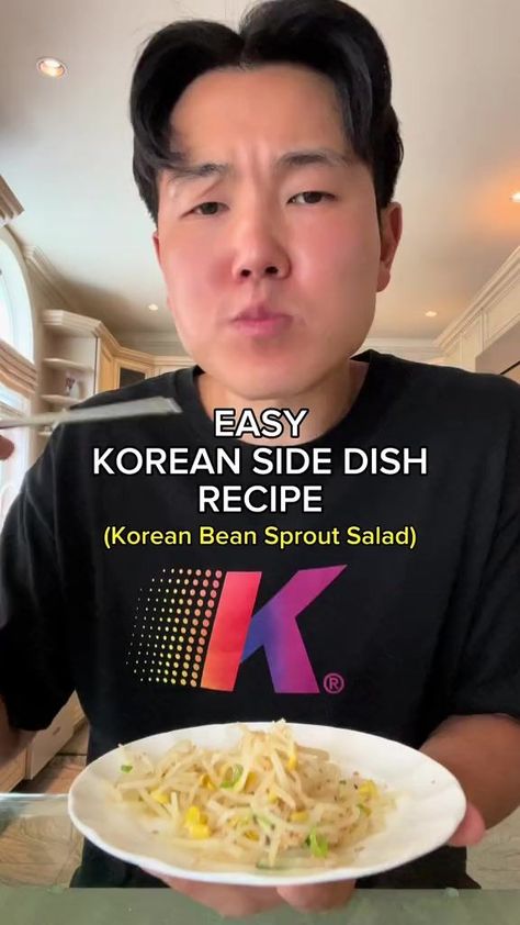 Beansprout Recipes Korean, Beansprout Recipes, Side Dishes Korean, Korean Banchan, Bean Sprout Salad, Easy Korean Recipes, Recipes Korean, Korean Side Dishes, Korean Cooking