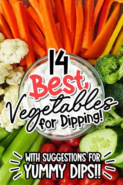 closeup view of vegetable tray with bowl of dip and text overlay. Vegetable Tray Dip, Thanksgiving Veggie Tray, Vegetable Dip Recipe, Veggie Dip Recipe, Thanksgiving Veggies, Christmas Veggie Tray, Veggie Appetizers, Veggie Plate, Thanksgiving Vegetables