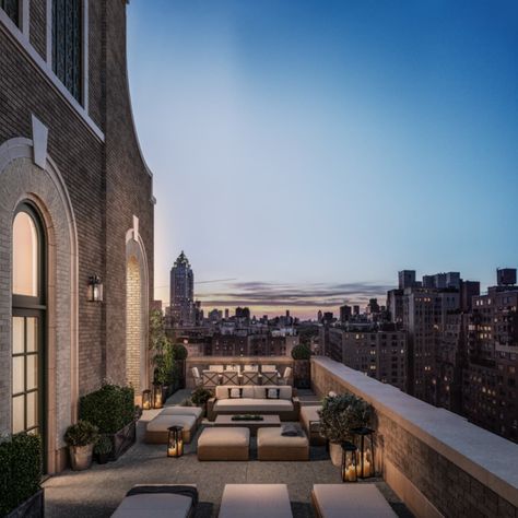 A Duplex Penthouse in a New Robert A.M. Stern-Designed Building in the Heart of Manhattan’s Upper East Side - Mansion Global Blender Environment, Butuan City, Manhattan Penthouse, Nyc Penthouse, New York Penthouse, Duplex Penthouse, Lenox Hill, Travel New York, Private Dining Room