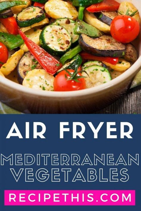 Frozen Vegetable Recipes, Air Fryer Veggies, Roasted Mediterranean Vegetables, Mediterranean Vegetables, Cooking Without Oil, Air Fryer Vegetables, Ditch The Carbs, Air Fryer Dinner, Local Grocery Store