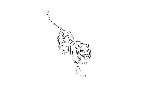 A tiger tattoo made for the side of the body where the body represents the positive or negative space of the design of the tiger. meant to view from multiple angles. Tiger Profile, White Tiger Tattoo, Japanese Tiger Tattoo, Jaguar Tattoo, Leopard Tattoos, Cute Tattoo Ideas, Panther Tattoo, Tiger Tattoo Design, Infinity Tattoos