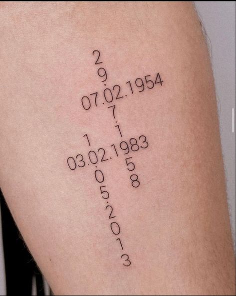 a33df978-5495-4048-ae28-2ddf73ec8495 Date Tattoo, Memorial Tattoo Ideas, Cute Matching Tattoos, Creative Tattoo, Memorial Tattoo, Memorial Tattoos, Cute Matching, Matching Tattoos, Eternal Love