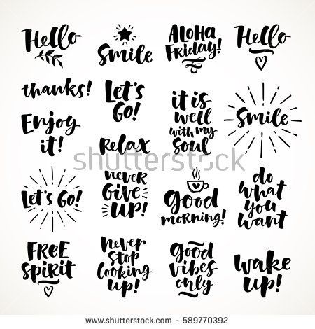 Quotes For Calligraphy Inspiration, Quotes For Scrapbooking, Cute Calligraphy Quotes, Doodle Quotes Inspirational, Fonts Doodle, Brushpen Lettering, Modern Calligraphy Quotes, Calligraphy Quotes Doodles, Brush Lettering Quotes