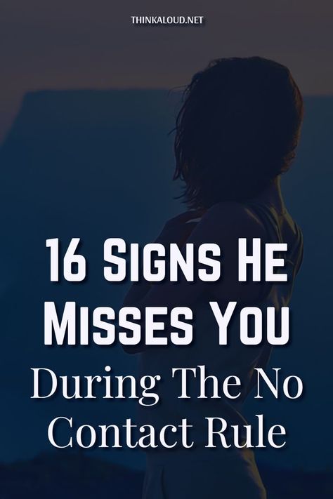 Does he miss me during no contact? It’s very likely that he does since that is one of the purposes of this rule. But look at the signs he misses you during no contact to find out for sure. The no contact period is a difficult time for everyone. Letting Go Of Someone You Love, Letting Go Of Someone, No Contact Rule, Does He Miss Me, Rules Quotes, Thinking Of Someone, No Contact, Couple Stuff, Getting Him Back