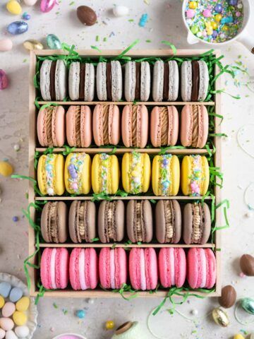 Easter Macarons, Cloudy Kitchen, Macaron Ideas, Kue Macaroon, Macaron Filling, Macaron Recipes, Macaron Boxes, Macaron Flavors, Macaron Cookies