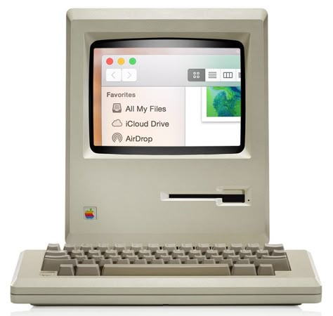 1-to-1 pixel mockups of how Mac OSX Yosemite would have appeared on the original Macintosh’s 512×342 pixel screen. Macintosh Computer, It Tech, Apple Computers, Apple Macintosh, 1 Pixel, Old Computer, Old Tech, Computer History, Apple Imac